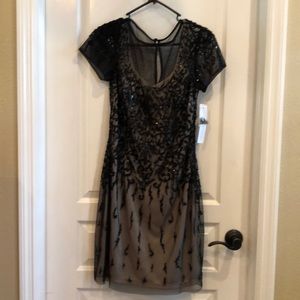 Black beaded dress